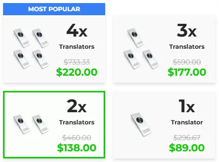 Enence Translator price